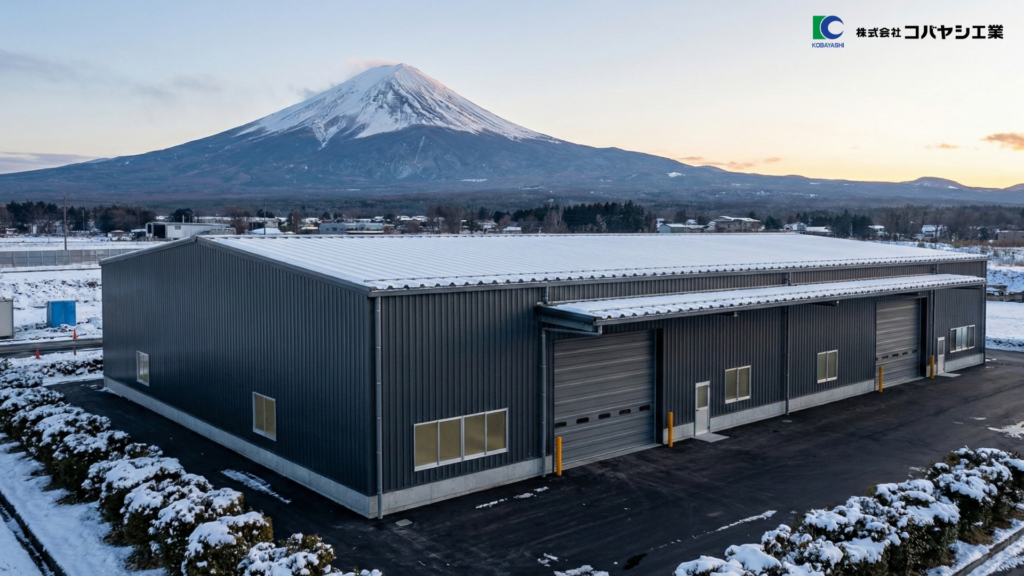 「冬の寒さ」に負けない倉庫を。富士五湖エリアの建設で絶対に無視できない「基礎」の話