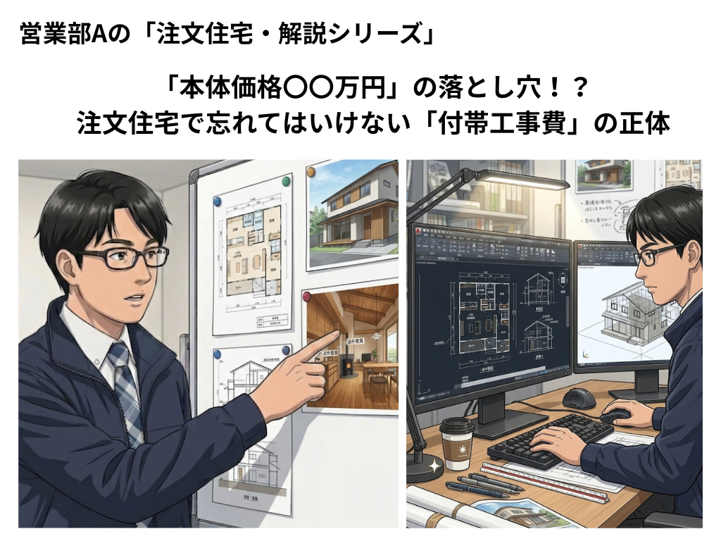 「本体価格〇〇万円」の落とし穴！？家づくりで忘れてはいけない「付帯工事費」とは？